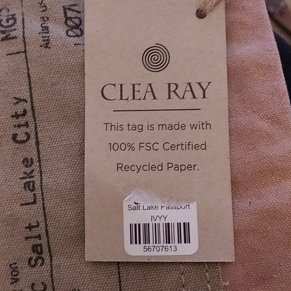 Clea Ray Satchel Crossbody Canvas Bag - Picture 5 of 5